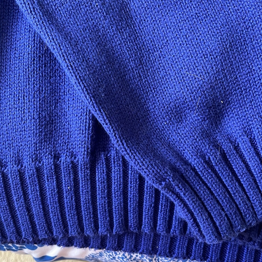 Men’s Polo Ralph Lauren Royal Blue Crewneck Sweater, 100% cotton, XL - Picture 2 of 5